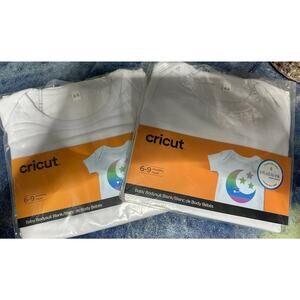 2 pack Cricut Sublimation 6-9 Months Blank